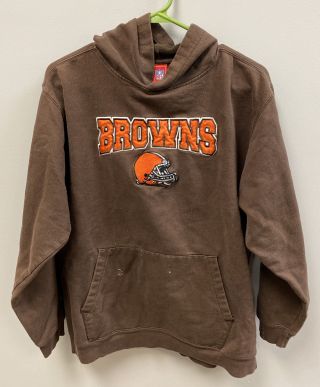 Cleveland Browns Nfl Team Hoodie Sweatshirt Reebok Football