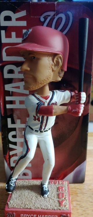Bryce Harper 2013 Washington Nationals (2012 Roy Rookie Of The Year) Bobblehead