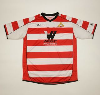 Doncaster Rovers 2008 2009 Home Football Soccer Shirt Jersey Vandanel Kit