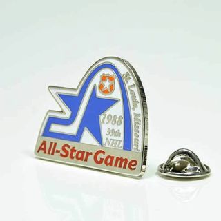 Nhl 1988 Nhl All Star Game №39 St.  Louis Pin,  Badge,  Lapel,  Hockey