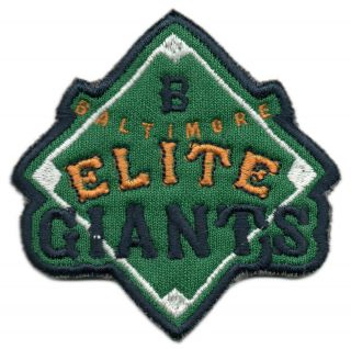 Baltimore Elite Giants Negro League Baseball 3 " Basepath Diamond Logo Team Patch