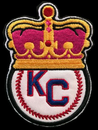 Kansas City Monarchs Negro League Baseball 3.  5 " Team Logo Patch