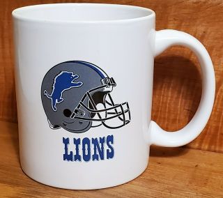 Detroit Lions Vintage Logo White Ceramic Coffee Mug/cup M Ware