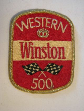 Vintage Nascar Racing Western Winston 500 Patch