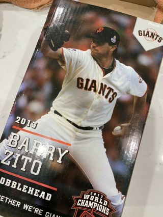 2013 San Francisco Giants Barry Zito World Series Champions Bobblehead
