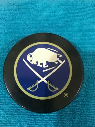 Buffalo Sabres Official Game Puck - Signed By Gary Bettman