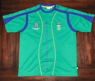 Icc Cricket World Cup West Indies 2007 South Africa Jersey Mens Adult Est Xl