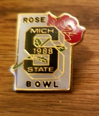 Michigan State 1988 Rose Bowl Game Pin