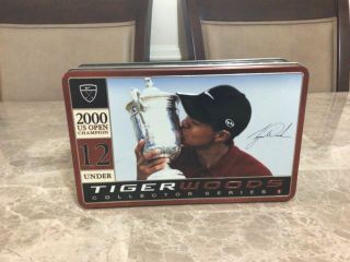 Nike Tiger Woods 2000 Us Open Win Collector Series 1 Tin & Golf Balls (hkb20 - 155