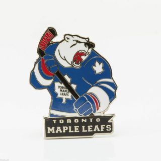Nhl Toronto Maple Leafs Mascot Pin,  Badge,  Lapel,  Hockey