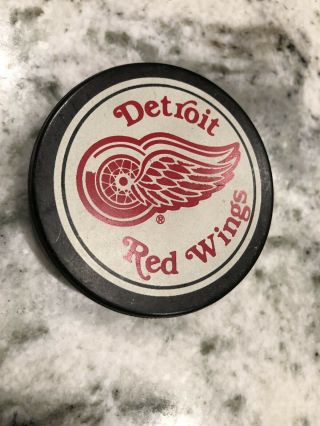 Detroit Red Wings Nhl Made In Canada John A.  Ziegler Official Game Puck Trench