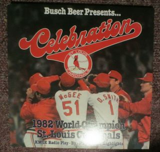 1982 World Champions St Louis Cardinals Celebration Vinyl Lp Exc
