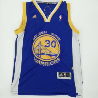 Adidas Golden State Warriors Steph Curry Basketball Jersey Size S Mens Nba Logo