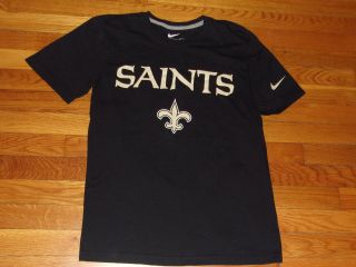 Nike Regular Fit Orleans Saints Football Short Sleeve T - Shirt Mens Small Exc