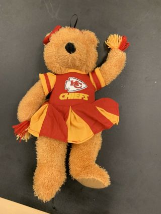 Nfl Kansas City Kc Chiefs Teddy Bear Cheerleader Good Stuff Plush Toy