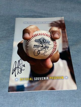 2014 York - Penn League Minor League Baseball All Star Program 19 Autographs