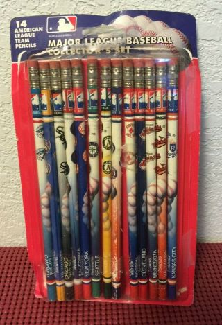 Major League Baseball Pencils (one Missing) Mlb 1993 (13 In All)