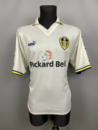 Leeds United 1998 2000 Home Shirt Football Soccer Jersey Puma Mens Size L