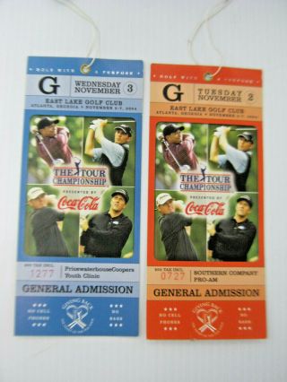 2004 Pga Tour Championship Pro - Am Tiger Woods,  Mickelson,  East Lake Golf Tickets