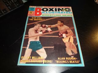 Boxing Illustrated Wrestling News Vol 8 No 6 June 1966 Cassius Clay Ali Nwa Wwf