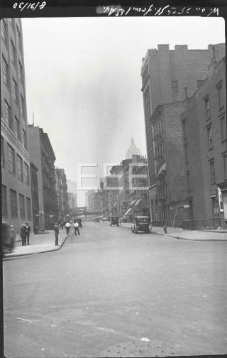 1930 W 25th St From 1st Av Manhattan York City Nyc Old Photo Negative T304