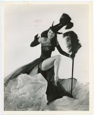 Witchy World War Ii Pin - Up Dusty Anderson 1945 Robert Coburn Photograph