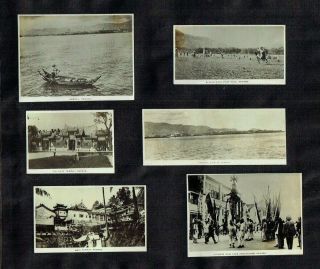 OLD PHOTOGRAPHS PANANG / SINGAPORE ETC MALAYA VINTAGE PHOTO ALBUM PAGE 1920S 2