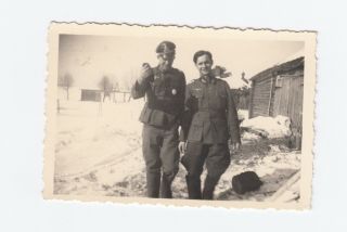 Ww2 German Photo,  Heer Wehrmacht,  Rare Visor