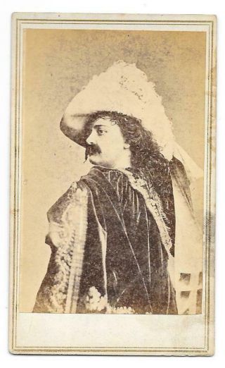 Cdv: Helen Western - 1860s Actress & Girlfriend Of John Wilkes Booth - San Francisco