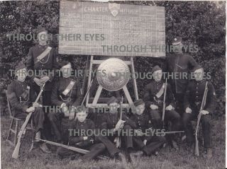 Photo Army Cadets Otu Charterhouse School Godalming C 1890 