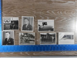Vintage Ww2 Photo Unpublished 8th Air Force Officer Roy S.  Bobo,  Crew 100c