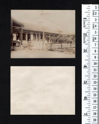 Photo China Qingdao Tsingtau Chinese Yamen or Iltis Barracks - orig photo 1909 2