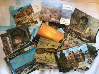 Joblot Of 70 Vintage Jerusalem,  Israel,  Holy Land Middle Eastern Postcards