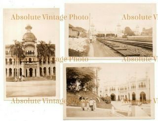 Old Photographs Kuala Lumpa Railway Station Malaya / Singapore Vintage 1938
