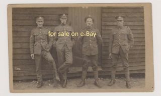 Ww1 Norfolk Regiment Photo,  Dcm,  Mm,  Sgts Sharpe ?,  Youngs (of West Lynn),  2