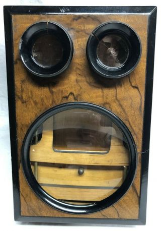 Antique Stereoscope Stereo Viewer Rosewood Box For Restore