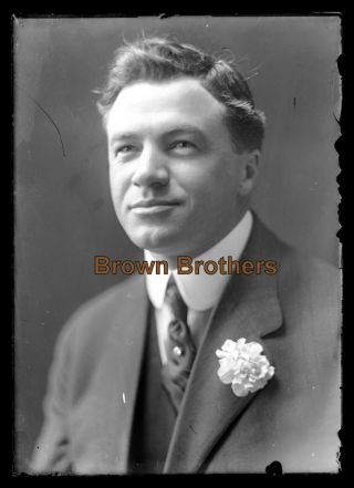 1900s NY Vitagraph Studios Founder Albert E Smith Photo Glass Camera Negative BB 2
