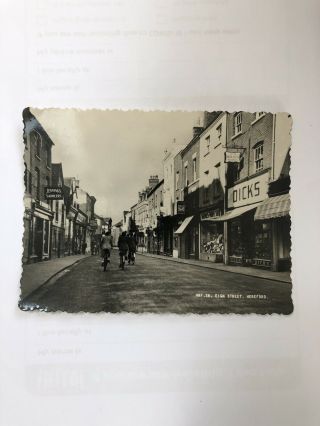 Vintage Photograph Postcard Eign Street,  Hereford
