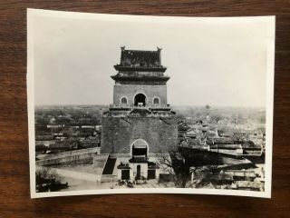 China Old Photo Chinese City Gate Wall Peking
