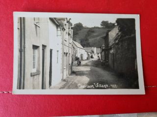 Caerleon Village,  Newpkrt,  Street Scene.  Vintage Real Photo Postcard