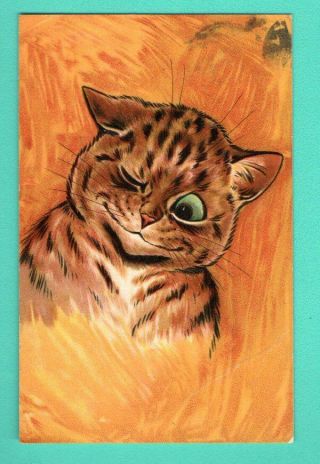 By Louis Wain Cat Vintage Postcard 316