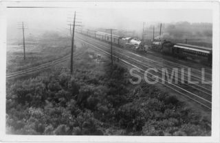 B4 2 1923 Old Photos President Harding Funeral Train Passing Through Bellwood Il