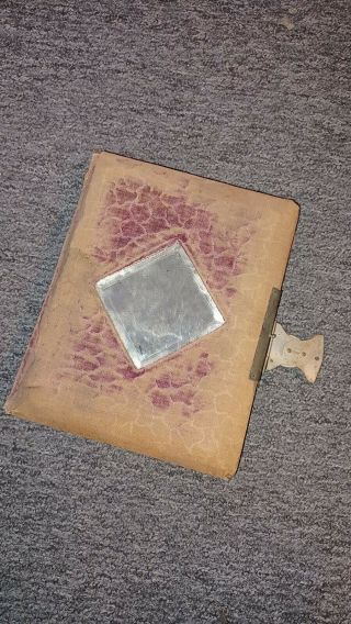 Vintage Photo Album With Over 30 Pictures And 1 Tin Type Late 1800 Early 1900s