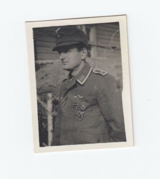 Ww2 German,  Luftwaffe Pilot,  Highly Awarded,  Small Personal Photo