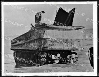 Ww2 Sherman Duplex Drive Tank Pre D Day Trials - I.  W.  M.  Photo 21 By 17cm