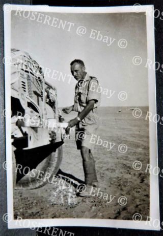 Ww2 Desert War - An Army Truck Bumper As Meal Table - Photo 9 By 6cm