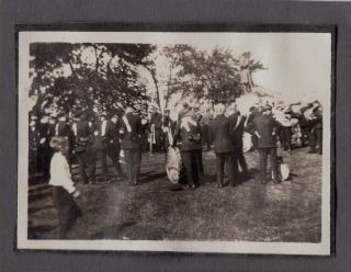 Vintage 1919 Manchester Connecticut Salvation Army Band Flag Drum Horn Old Photo