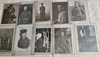 Military Picture Postcards Primarily German In Ww I