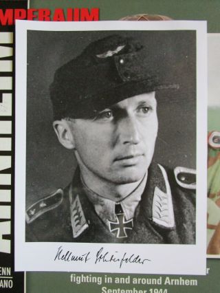 Helmut Schonfelder German Ww2 Luftwaffe Ace Knights Cross Large Signed Photo