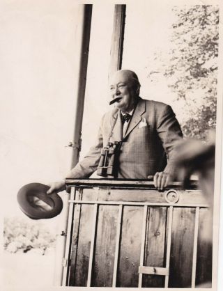 Ww2 Press Photo Of Sir Winston Churchill
